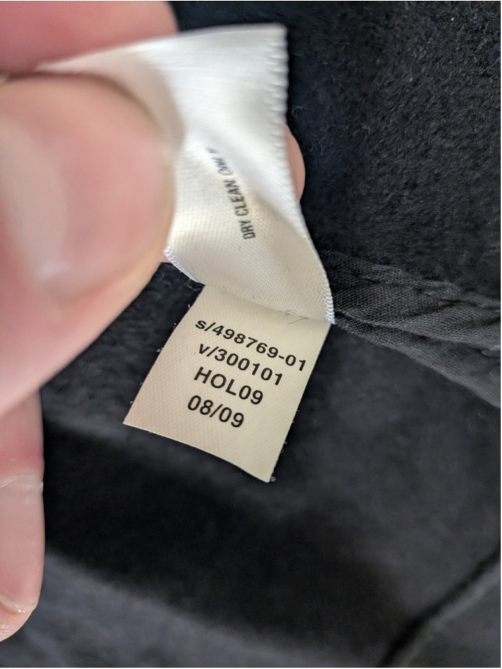 GAP Wool Toggle Coat Womens Size Small Black Minimalist Winter Warm Full Zip - Picture 4 of 8